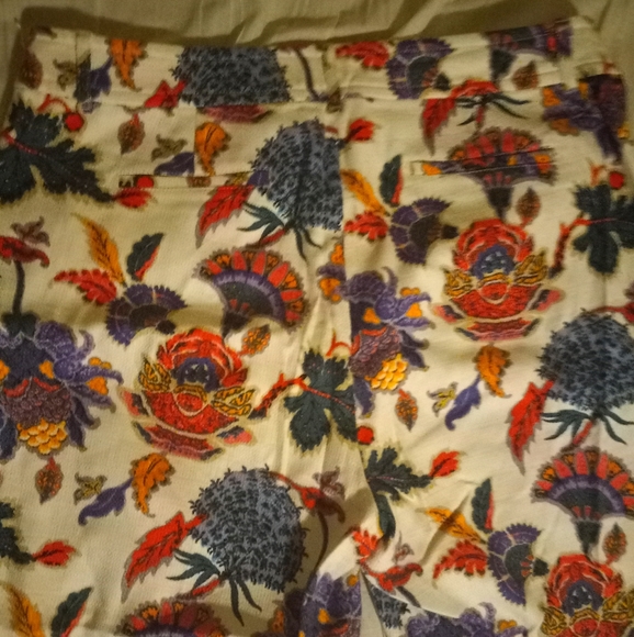 COPY - J Crew Size 16 Floral Cropped Womans Pants - Picture 4 of 7